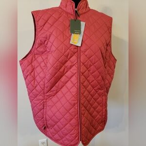 Eddie Bauer Quilted Pink Vest